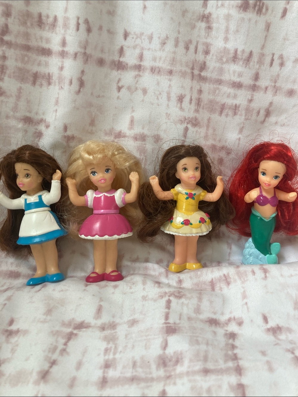 Disney My First Princess Dolls 2002 Mattel Lot Of 4